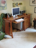 Cherry Desk with Curved Legs
